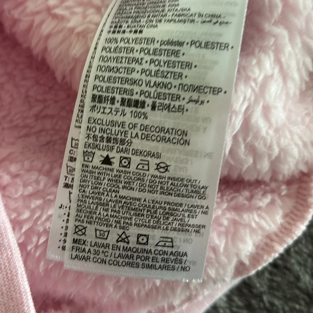 NWOT - Nike Kids Pink Fleece Sweatshirt